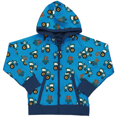 maxomorra - Cardigan Hoody FOREST TRACTOR