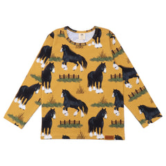 walkiddy - Langarm Shirt Shire Horses