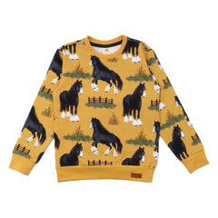 walkiddy - Pullover-Sweatshirt Shire Horses