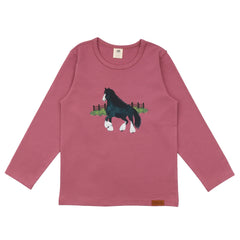 walkiddy - Langarm Shirt Shire Horses