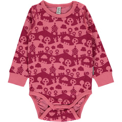 Maxomorra Body Langarm PINK LANDSCAPE