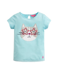 Tom Joules Maggie T-Shirt Glitter Cat