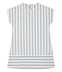 Sense Organics - FREJA Dress Dusty Blue Stripes