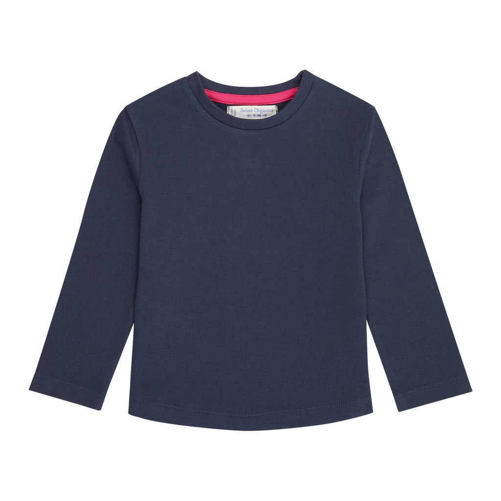 Sense Organics - ARLENA Shirt langarm Navy