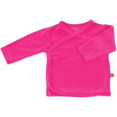 Baby Shirt Kimono Fuchsia Langarm