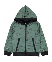 Maxomorra Hoodie Kapuzenjacke Bicycle mit Fahrrad-Print