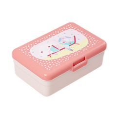 rice lunchbox in rosa mit hund bei heldenkind