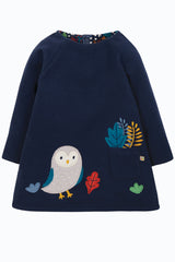Frugi - Woodland Friends Owl - Peek a Boo Dress