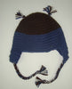 Baby Mütze Newborn Eule Blau