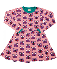 maxomorra - Dress Circle langarm GARDEN BUTTERFLY