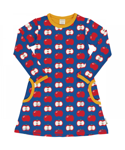 maxomorra - Dress langarm FARM APPLE