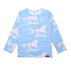 Walkiddy - White Horses Shirt