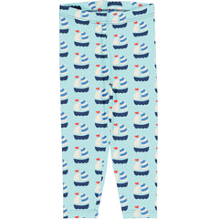 maxomorra - Leggings Cropped SAILBOAT