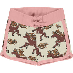 maxomorra - Runner Shorts Sweat HORSE