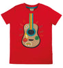 Frugi - Avery Applique Top - Red Guitar