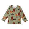 walkiddy - Langarm Shirt Autumland waldgrün