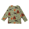 walkiddy - Langarm Shirt Autumland waldgrün