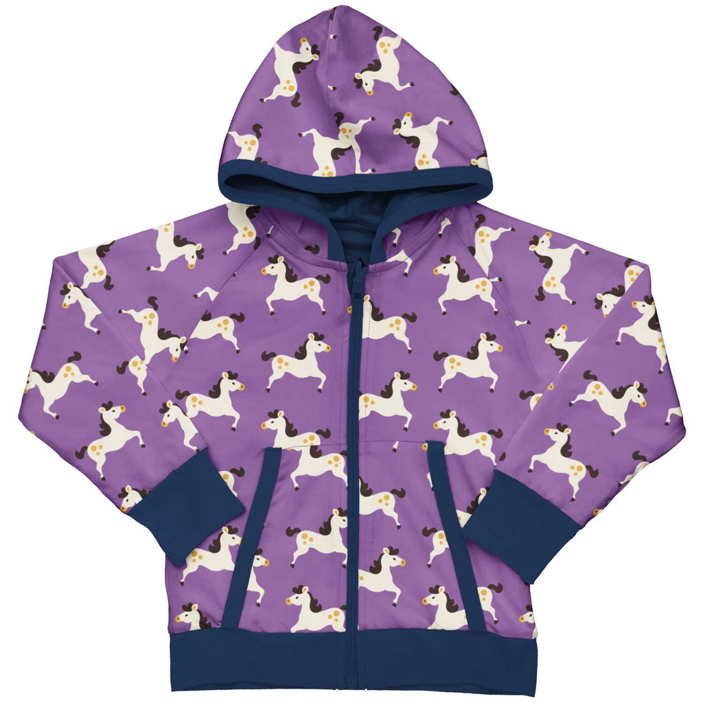 maxomorra - Cardigan Hoody DREAM JOB HORSE