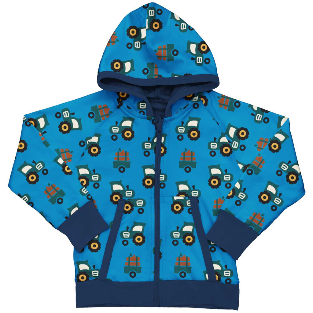 maxomorra - Cardigan Hoody FOREST TRACTOR