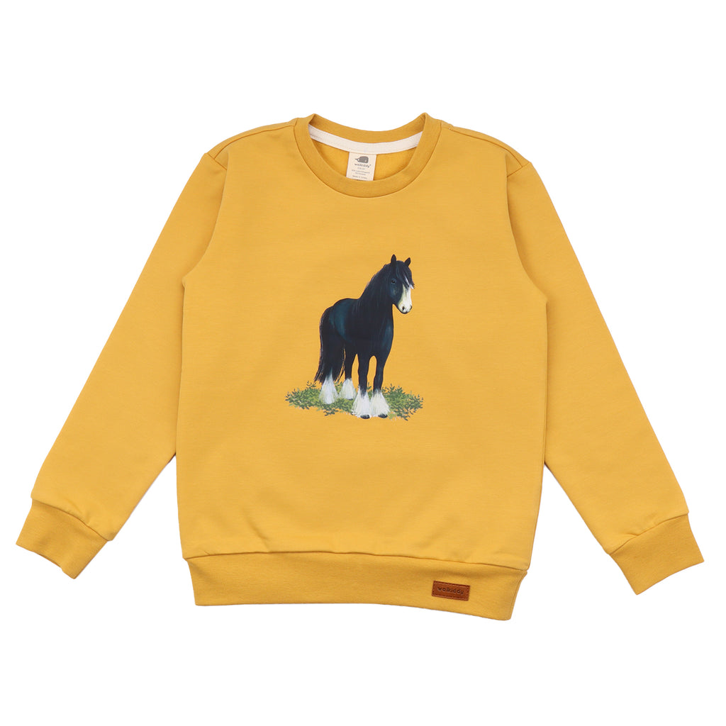 walkiddy - Pullover-Sweatshirt Shire Horses