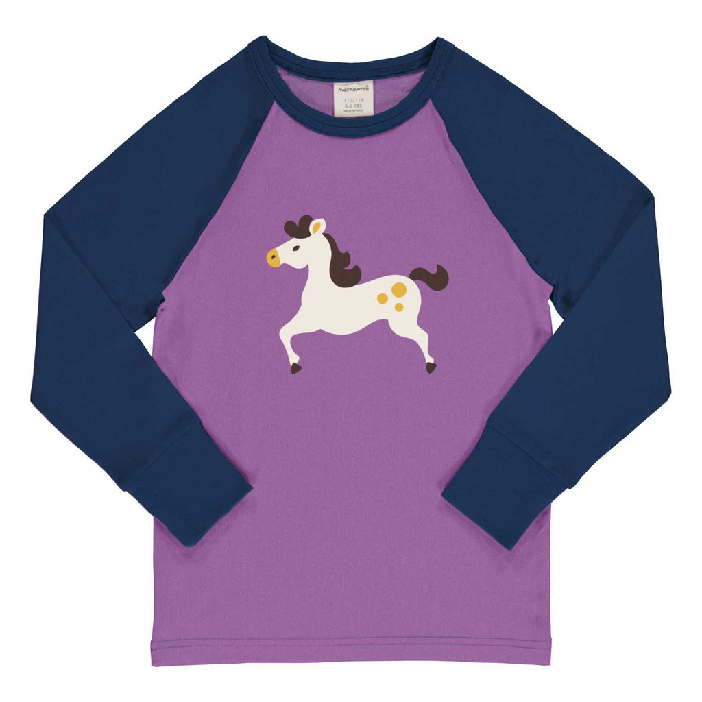 maxomorra - Langarmshirt DREAM JOB RAGLAN HORSE