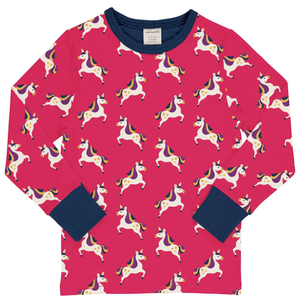 maxomorra - Langarmshirt FOREST UNICORN