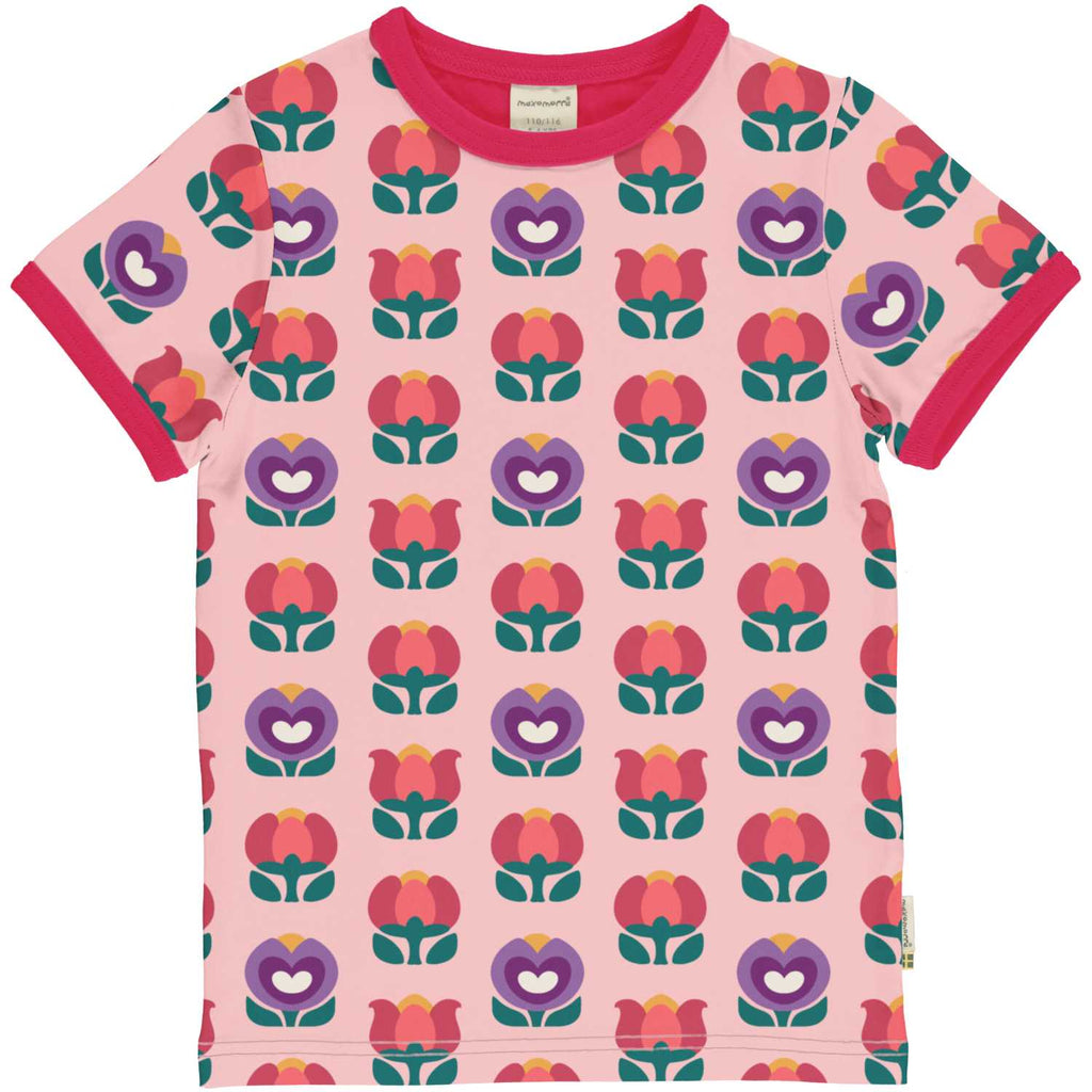 maxomorra - T-Shirt PICNIC TULIP