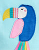 Tom Joules Kleid Aqua Fruit Toucan