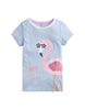 Tom Joules Shirt Blue Stripe Flamingo