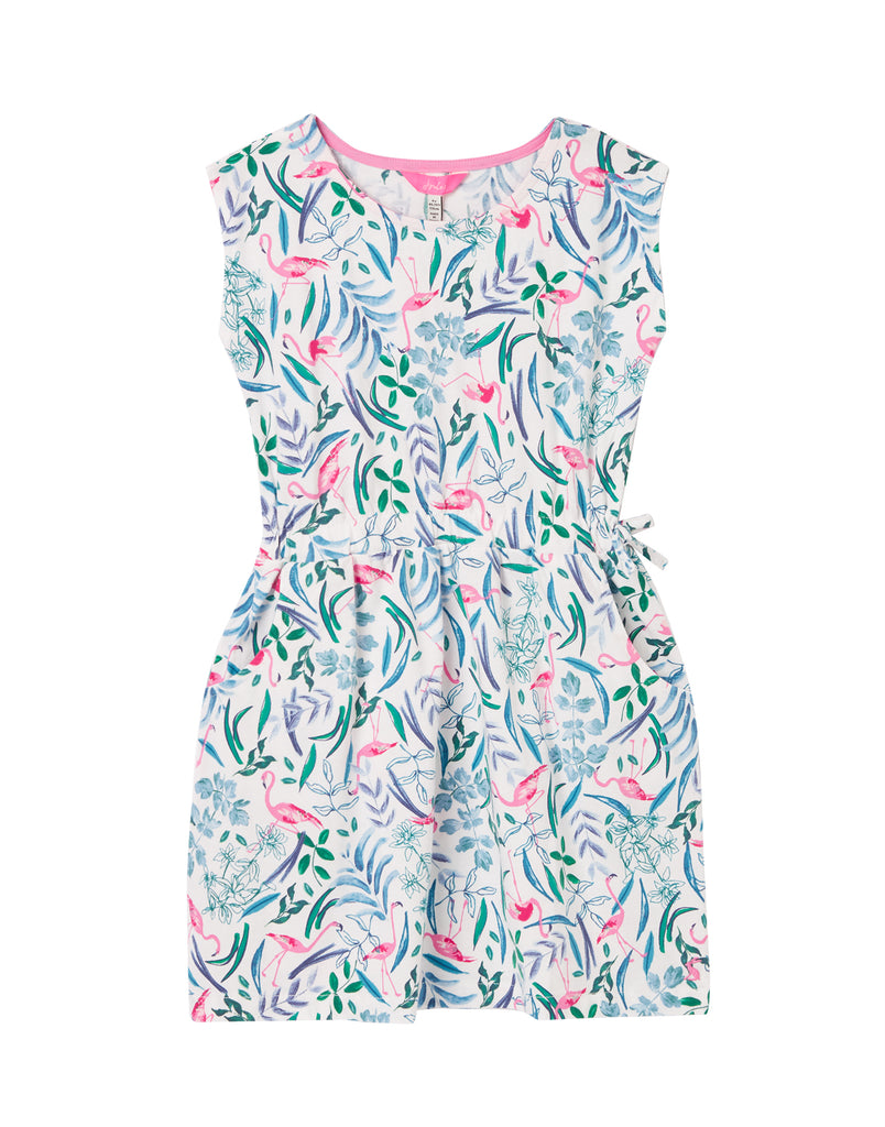 Tom Joule Kleid White Flamingo Ditsy