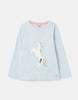 Tom Joules - Langarmshirt Paige - Blue Unicorn