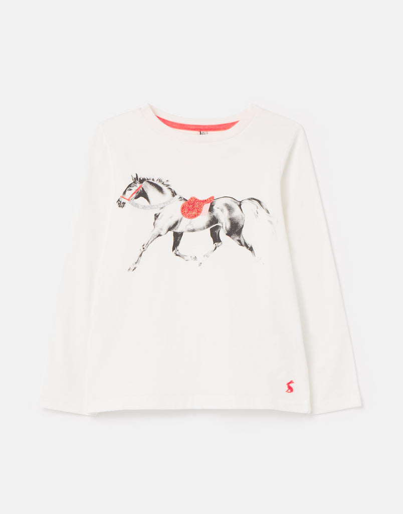 Joules - Bessie Shirt White Horse