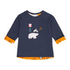 Sense Organics - DOLORES Baby Reversible Shirt langarm Navy+Polar Bear/AOP Arctic