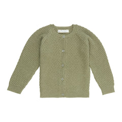 Sense Organics - ELIA Baby Knitted Cardigan - Olive