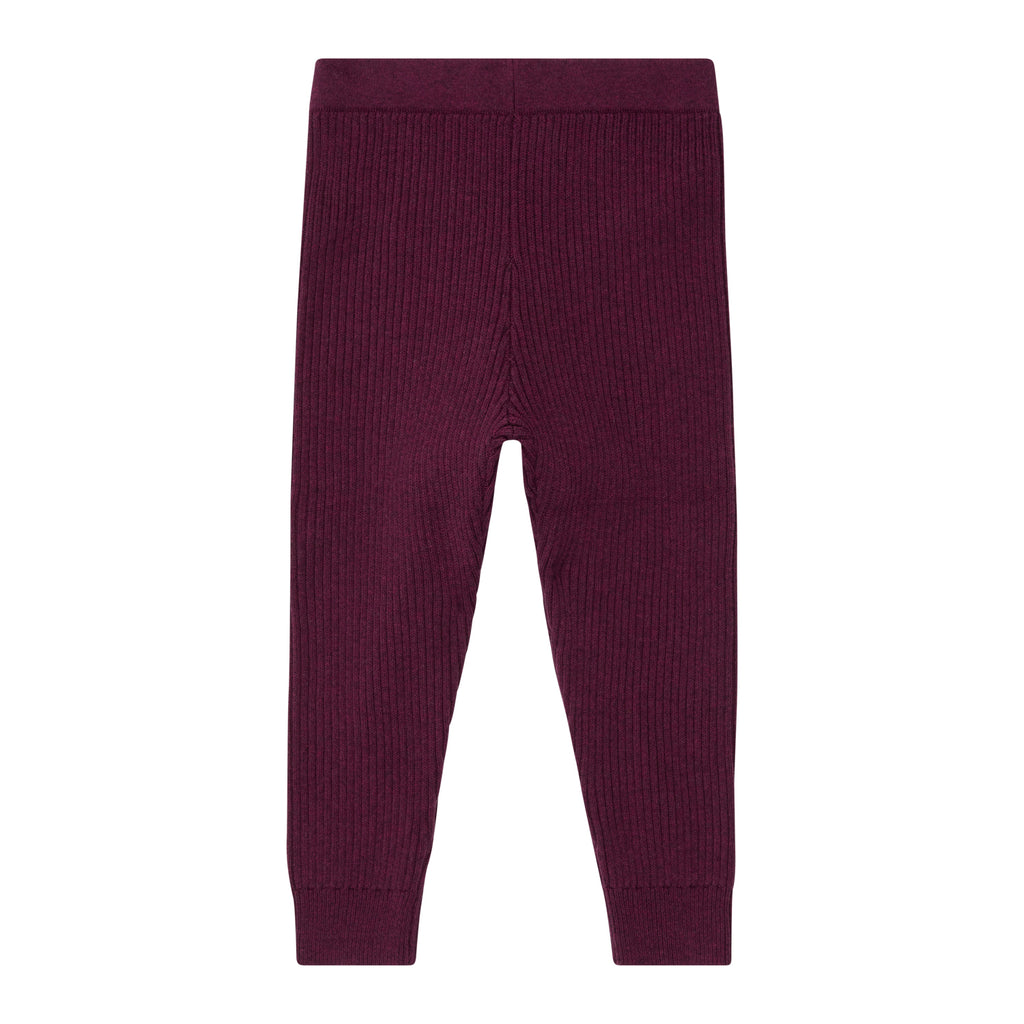 Sense Organics - YUMA Knitted Leggings - Aubergine