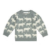 Sense Organics - VICTOR Knitted Sweater - Grey + Bulls