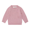 Sense Organics - VICTOR Baby Knitted Sweater - Smoke Rose + Cat