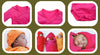 Frühchen Wickelbody Fuchsia Langarm