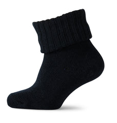 Woll-Socken in schwarz mit ABS Noppen