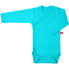 Baby Wickelbody Aqua Langarm