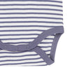 Sense Organics - YVON Baby Body langarm Blue-Grey Stripes