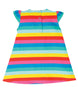 Frugi Flamingo multi Strip Kleid - Little Lola Dress GOTS zertifiziert