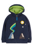 Frugi - Luka Zip Up Hoody - Indigo Mountain