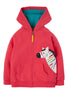 Frugi - HAYLE HOODY - WATERMELON/ZEBRA