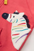 Frugi - HAYLE HOODY - WATERMELON/ZEBRA