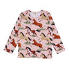 walkiddy - Langarm Shirt The Horses Rosa