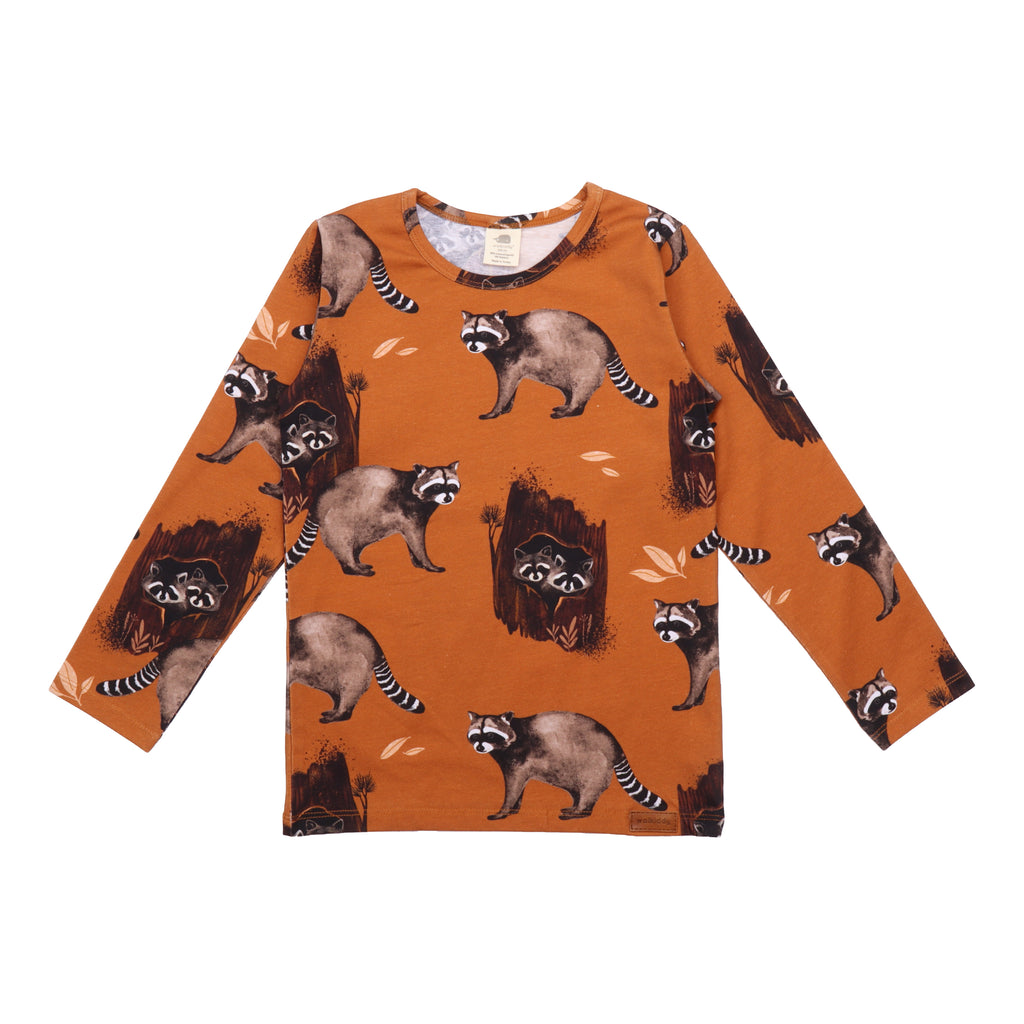 walkiddy - Shirt Curious Raccoons