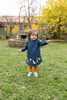 Sense Organics - INA Baby Sweat Dress - Navy & Duck