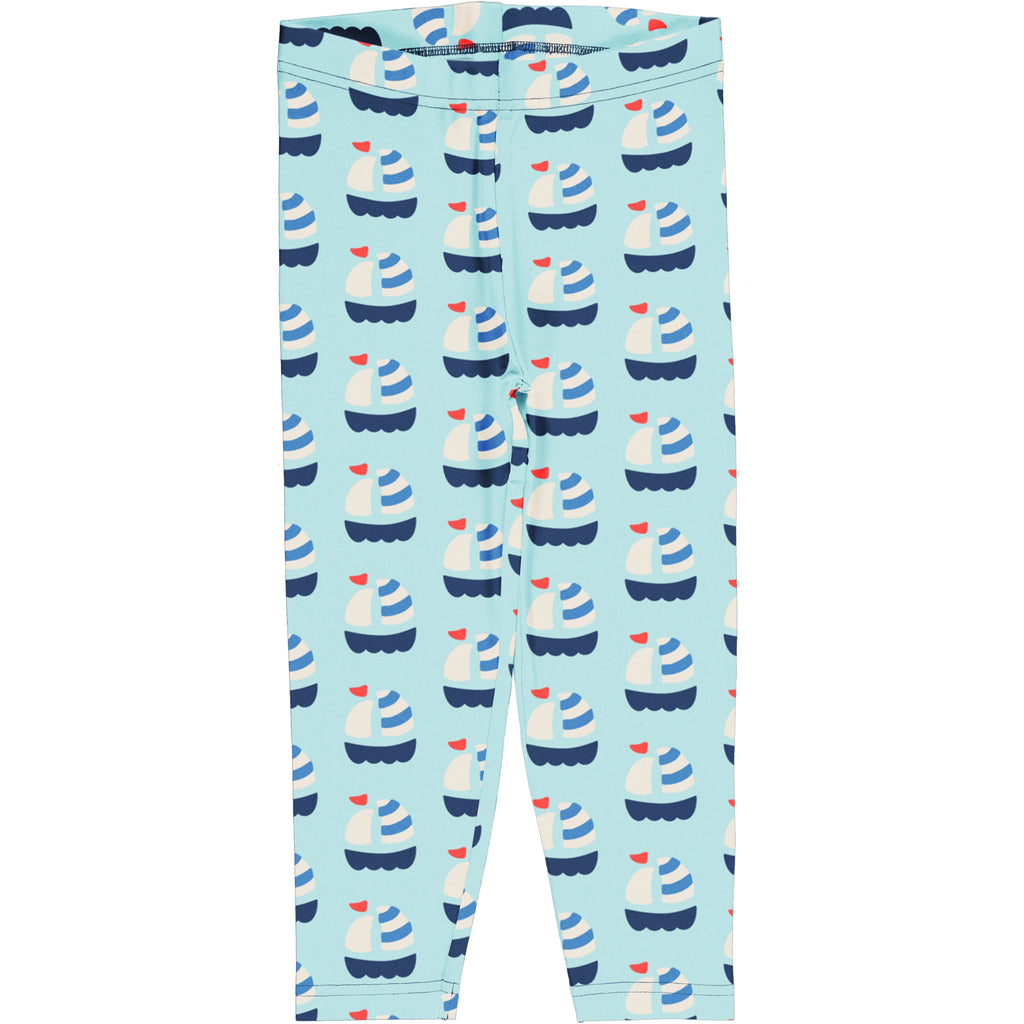 maxomorra - Leggings Cropped SAILBOAT