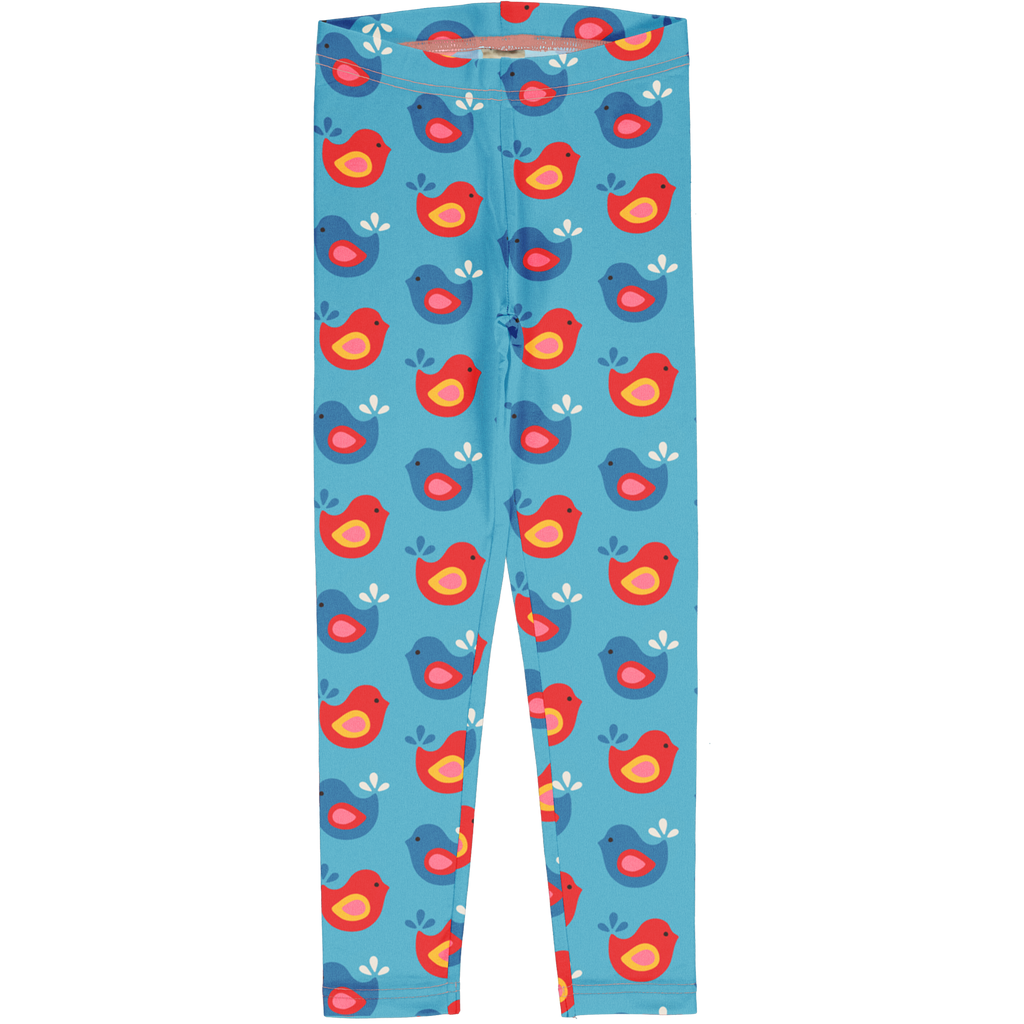 maxomorra Leggings - BRIGHT BIRDS